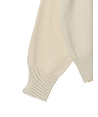 earth music&ecology ＶネックＺＩＰカーディガン Ivory