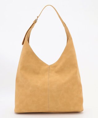 ANY パステルスエードライクワンショルダーバッグ イエロー