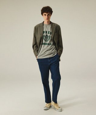 J.PRESS MEN 【J.PRESS ORIGINALS】【UNISEX】Wool Polyester Gunclub Check 3B Jacket / Baggy-Fit ベージュ系3