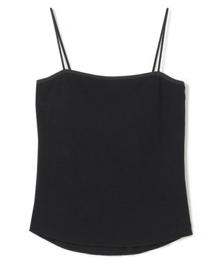 uncrave 【洗濯機洗い可】リブ カップ付き キャミソール（uncrave STANDARD） ブラック