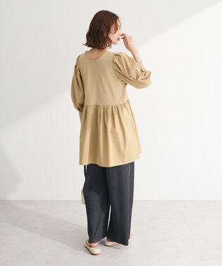Green Parks ・ＥＬＥＮＣＡＲＥ　ＤＵＥ　２ｗａｙボリュームチュニック Beige