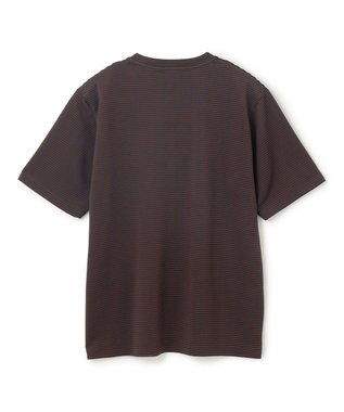 JOSEPH HOMME タックリップルジャージー　クルーネックTシャツ ダークブラウン系