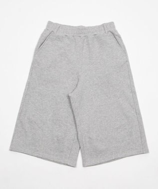 WEGO 【ウエストゴム】バルーンスウェットショーツ 杢グレー