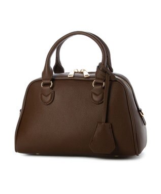 UNBILLION カシュカシュ cachechche / シボフェイクレザー2wayボストンバッグ