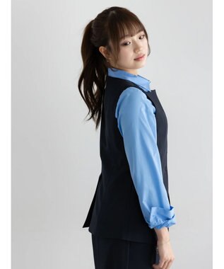 Te chichi スクエアネックジレ【AOYAMA FASHION ASSOCIATION × Te chichi】 ネイビー