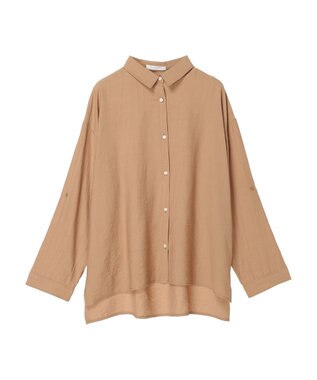 Green Parks ワッシャーシアーシャツ Beige