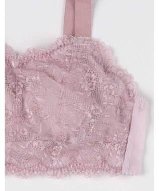 AMPHI ナイトブラ 眠っている間もバストをサポート 夜用ブラ 昼夜問わず使用可能 【ナイトアップブラ レーシィ】 ノンワイヤー ブラ ブラジャー LWF164 アンフィ／ワコール ロマンピンク