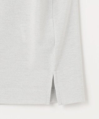 J.PRESS LADIES 【洗える・接触冷感・UVカット】ラメ天竺 カットソー シルバー系