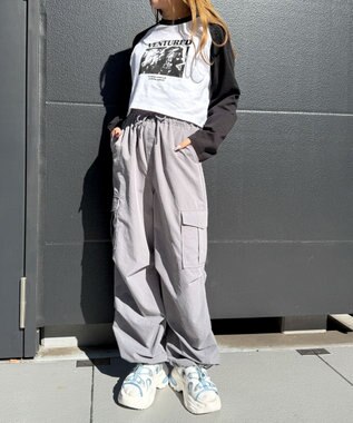 WEGO 【SMLXLサイズ展開】クリアライトソールレースアップサンダル サックス