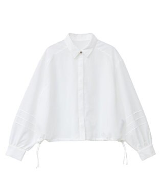 earth music&ecology タックスリーブシャツ Off White