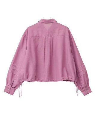 earth music&ecology タックスリーブシャツ Dark Pink