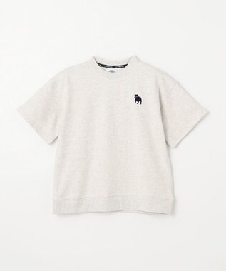 J.PRESS KIDS 【140-170cm】バックブル ミニ裏毛 半袖トレーナー アイボリー系