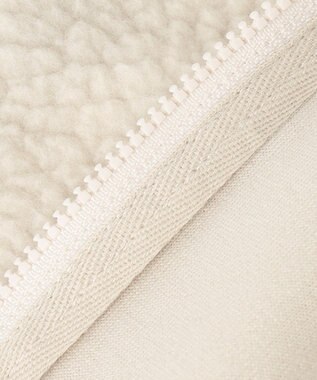 ANY KIDS もこもこボアブルゾン アイボリー系