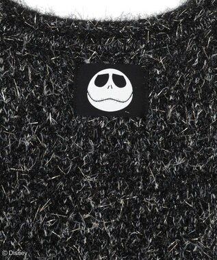 Green Parks ナイトメア／ラメメッシュニットプルオーバー Black