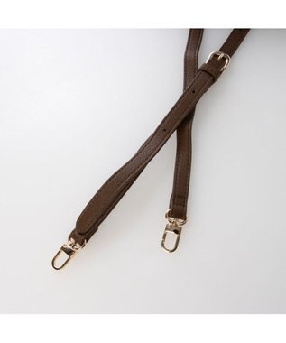 UNBILLION カシュカシュ cachechche / シボフェイクレザー2wayボストンバッグ ブラウン