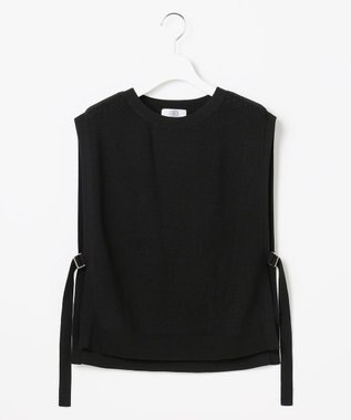 J.PRESS LADIES ニット ベスト ブラック系