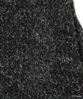 Green Parks ナイトメア／ラメメッシュニットプルオーバー Black