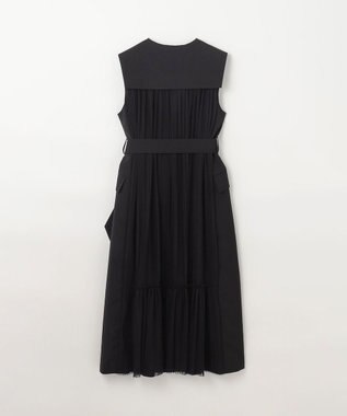 GRACE CONTINENTAL バックプリーツトレンチワンピース ブラック