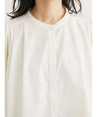 Green Parks タックブラウス Off White