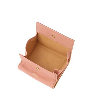 genten 【新色】フレスコ 二つ折り財布 ピーチベージュ