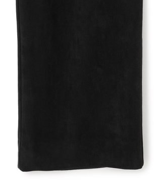 ICB L 【洗える】 ラッセルライトピケ ストレートパンツ ブラック系