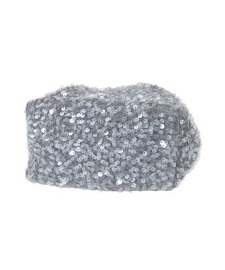 Green Parks ＯＴＯ．ＨＡ．ベロアスパンコールショルダーバック Gray