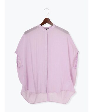 Te chichi 【7色展開】シャンブレーボイルドルマンシャツ パープル