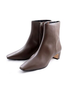 APOM イタリアンカーフ サイドジップアンクルブーツ 45 グレー