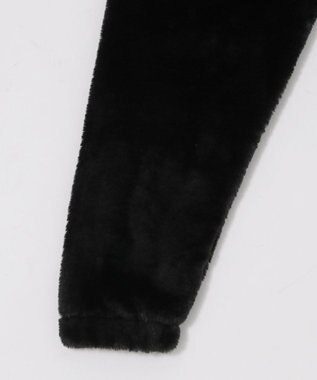 WEGO 【ユニセックス着用ITEM/MLサイズ展開】エコファーグラフィックブルゾン ブラック