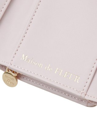 Maison de FLEUR ガーリーリボンウォレット Pink