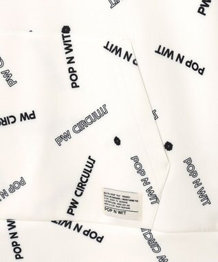 PW CIRCULUS 【 伸縮性あり 】【MEN】 LOGO  ネックウォーマー付フーディ ホワイト系5