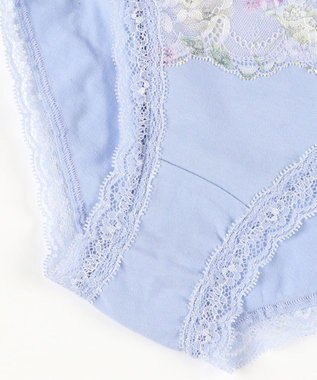 WACOAL ショーツ 【重力ケアブラ】 BXB194とペア はきこみ丈ふつう 綿混(本体) レディース PXB294 /ワコール ブルー