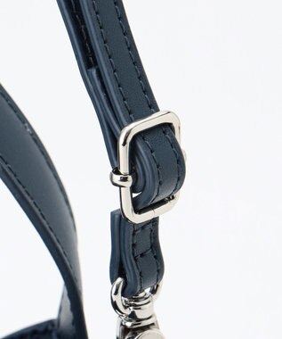 Y'SACCS イタリアンシープ 2wayラウンドトート ネイビー