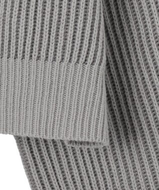 WEGO ダブルジップショートニットブルゾン グレー