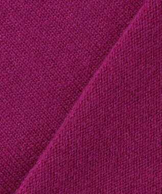 組曲 S ウールカシミヤミックス ロールネックニット パープル系