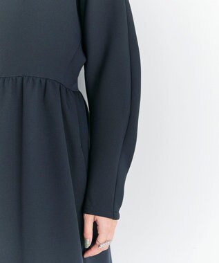 #Newans 【洗濯機可】オールシーンジップドレス ネイビー