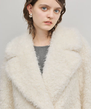 GRACE CONTINENTAL フェイクファーPコート