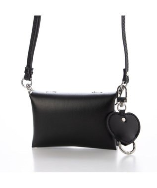 UNBILLION カシュカシュ cachecache / ハートマイクロチャームショルダー ブラック