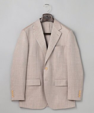 GOTAIRIKU 【Loro Piana Fabric】SUMMER TIME ジャケット_ヘリンボーン織 ベージュ×ヘリンボーン