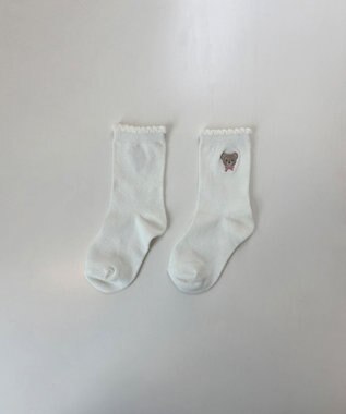 ANY KIDS 【3点セット】ソックス （くま） ブラウン