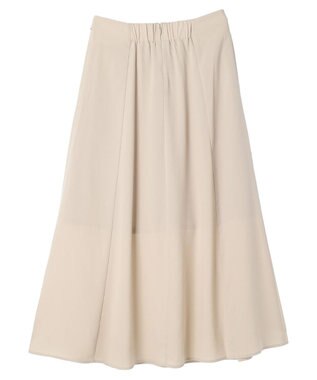 earth music&ecology リボンフレアスカート Beige