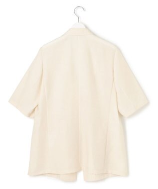 23区 S 【Oggi6月号掲載/速乾性/接触冷感】シアータンブラー ハーフスリーブ ジャケット ベージュ系