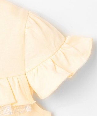 組曲 KIDS 【80-100㎝】フレアラッフル Tシャツ クリーム