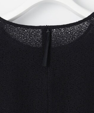 自由区 S テクスチャージャージーレーシー カットソー ネイビー