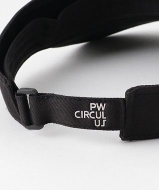 PW CIRCULUS 【UNISEX】ロゴ サンバイザー ブラック系