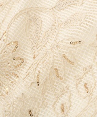 YECCA VECCA 【2点SET】刺繍メッシュキャミセットコットンTee Light Beige