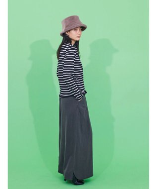 AMERICAN HOLIC ピグメント加工タイトカットスカート Charcoal Gray