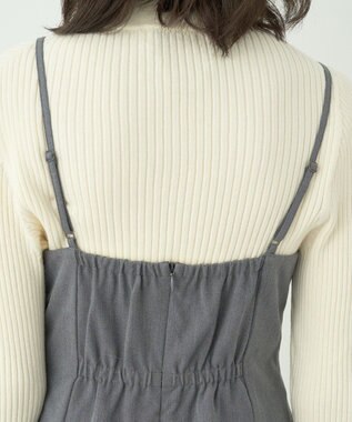 earth music&ecology ペプラムジレジャンドレ Gray