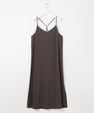 J.PRESS LADIES S 【WEB限定】サイロドライギャバ2wayストレッチ キャミワンピース ブラウン系