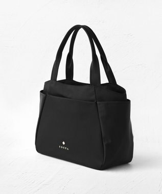 TOCCA 【撥水】T-JARDIN NYLON M トートバッグ M ブラック系